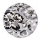 World Rug Gallery Modern Floral Area Rug 6'6'' Round Gray Area Rug 9098GRAY6RND - alternate 4